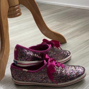 Keds For Kate Spade New York Glitter Sneaker in Metallic